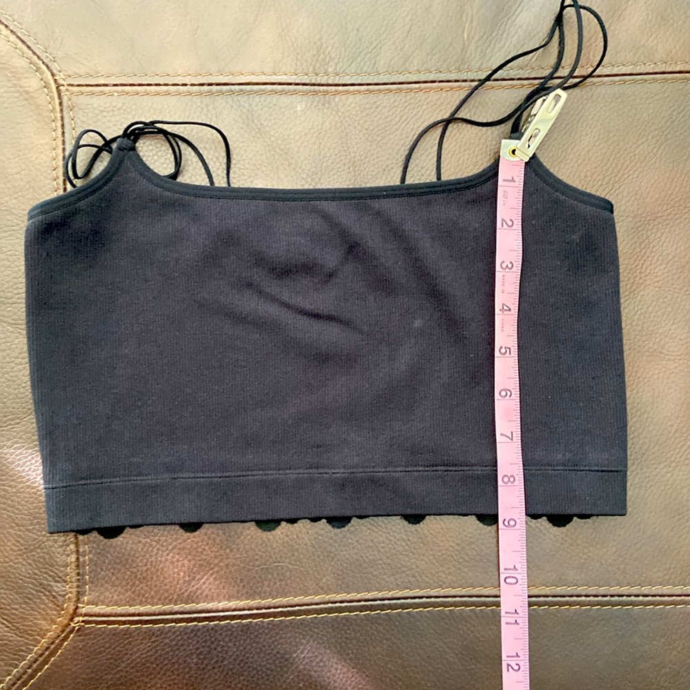 Black bralettes (2) w/lace back. Size S & size L. NWOT. - Picture 8 of 8